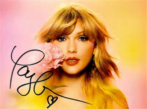 Taylor Swift Autograph autogramm COA - Etsy