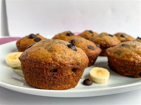 Chocolatey Banana Muffins - Tidbits by Taylor Snacks