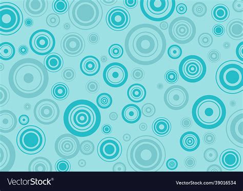 Blue circle seamless pattern Royalty Free Vector Image