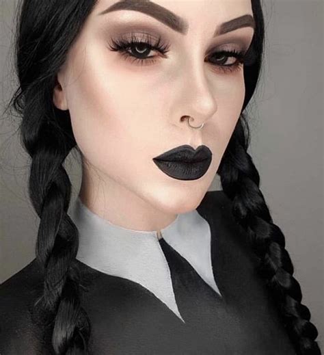 Pin by alondra m on baby Herrera | Halloween makeup looks, Wednesday addams makeup, Halloween ...