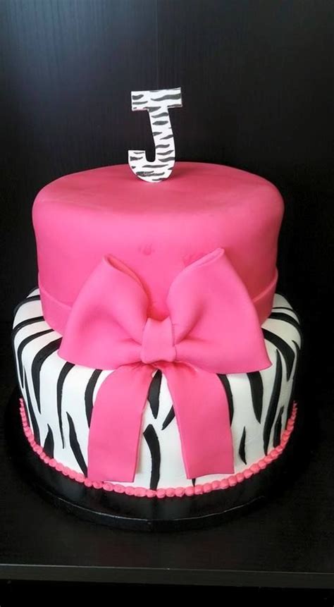 Hot Pink Zebra Print Cake | Zebra print cakes, Cake, Hot pink zebra print