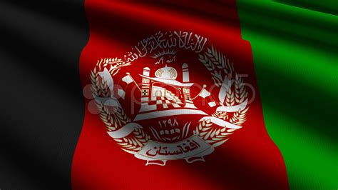 Afghanistan flag close-up ~ HD & 4K Stock Footage #927053