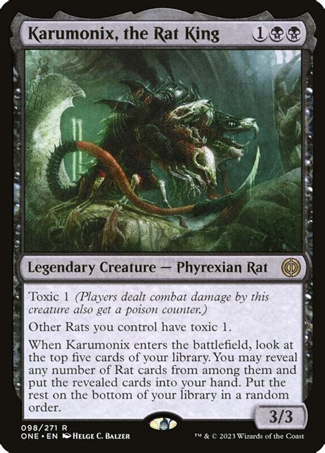 Karumonix, the Rat King · Phyrexia: All Will Be One (ONE) #98 ...