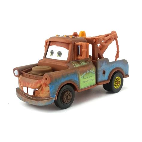 Disney Pixar Cars Tow Mater 1:55 Diecast Metal Alloy Toy Car Model Loose New Kids Boy Birthday ...