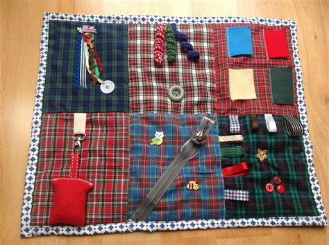 Tartan fidget quilt | Fidget quilt, Fidget blankets, Quilts