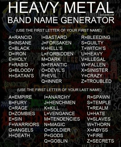 Pin on Band name generator