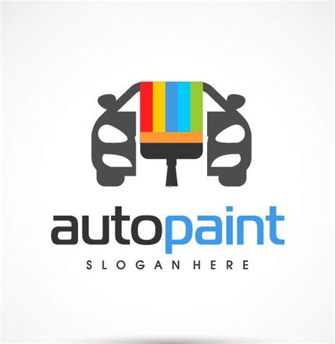 Auto paint logo vector free download