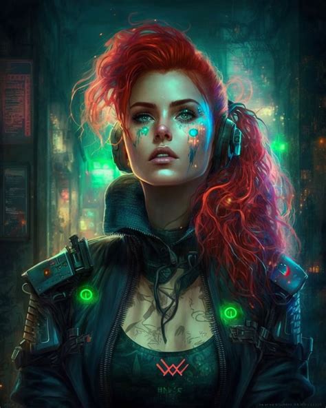 Female Portrait, Female Art, Cyberpunk Girl, Cyberpunk Aesthetic, Character Types, Cyber Punk ...