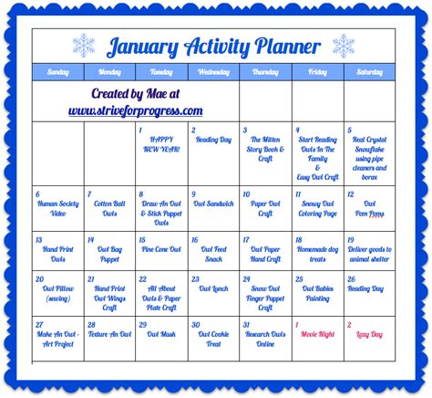 January Activities For Babies - januaryjulll