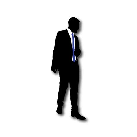 Businessman Vector Silhouette — Stock Vector © bojpav #118074048