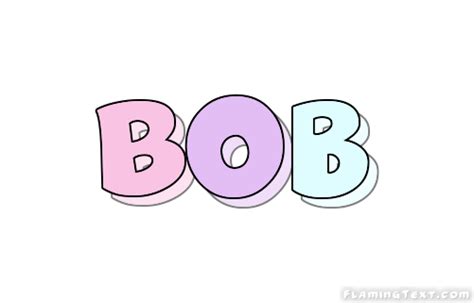 Bob Logo | Free Name Design Tool from Flaming Text