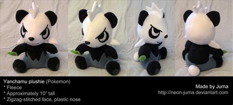 Pancham plushie by Neon-Juma on DeviantArt