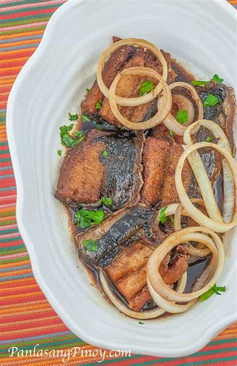 Filipino Fish Steak Recipe - Panlasang Pinoy