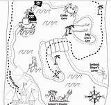 Treasure Map Coloring Pages For Kids  Home sketch template