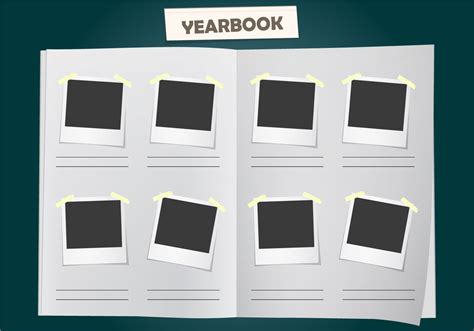 Album Yearbook Vector Template - Download Free Vectors, Clipart Graphics & Vector Art