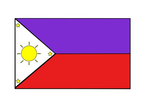 Flag Of The Philippines Drawing at GetDrawings | Free download