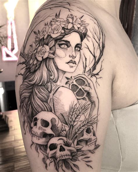 Persephone tattoo minimalist - saaddock