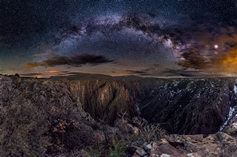 MichaelPocketList: I went to see Black Canyon Of the Gunnison in Colorado at night and it was ...