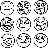 Printable Emoji Faces To Coloring Pages sketch template