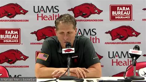 WATCH: Arkansas basketball coach Eric Musselman recaps win over Fordham [Video]