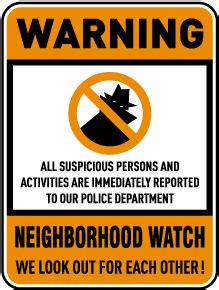 Neighborhood Watch Signs - Save 10% Instantly