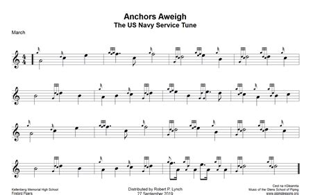 Anchors Aweigh – Ceol na nGleannta – Music of the Glens – School of Piping