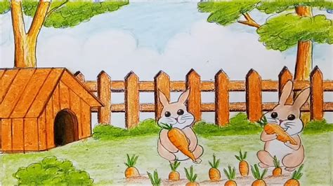 Garden Animals Drawing | Garden