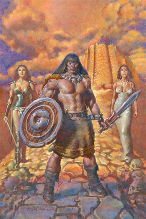 Conan Barbarian Illustration Dragon Artwork Fantasy, Scifi Fantasy Art, Fantasy Heroes, High ...