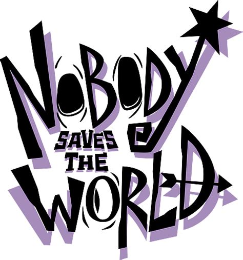 Nobody Saves the World logo transparent PNG - StickPNG