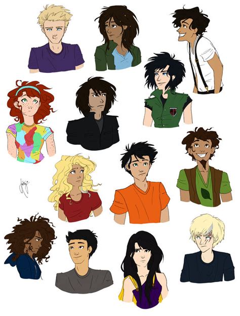 Percy Jackson Characters by blindbandit5 on DeviantArt