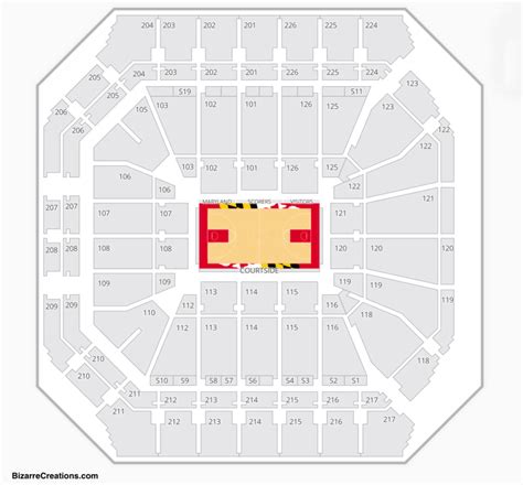 Xfinity Center Seating Chart (College Park) | Seating Charts & Tickets