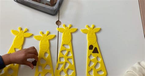 toddler giraffe puzzle game by Yente van Schaik | Download free STL model | Printables.com
