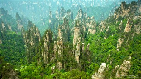 Tianzi Mountains, Zhangjiajie, China #Asia #2K #wallpaper #hdwallpaper ...