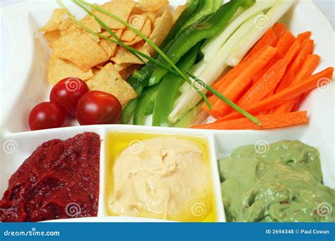 Plate of dips 2 stock photo. Image of salsa, tomato, carrot - 2694348