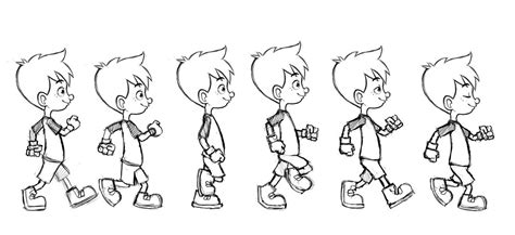 simple walk animation frames | Principles of animation, Walking animation, Character design ...