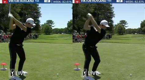 Viktor Hovland shows off eye-catching two-step backswing in first pro event