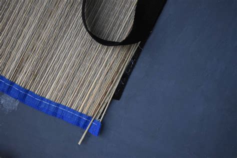 How To Convert a Beach Mat Into a Bamboo Blind | Once Again, My Dear Irene