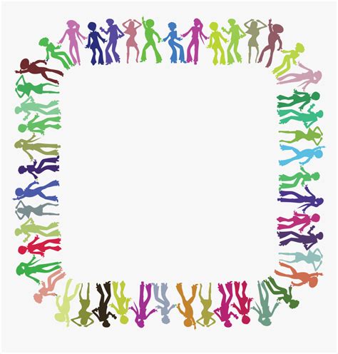 Galaxy Clipart Border - Border Design For Dance, HD Png Download ...