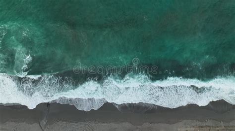 Background Textured Sea Storm Aerial View 4 K Stock Video - Video of ...