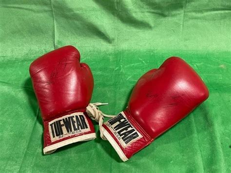 Sylvester Stallone Rocky IV Tuf-Wear Boxing Gloves, 1985, 46% OFF