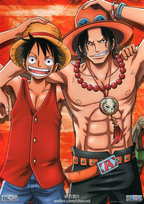 Tags: ONE PIECE, Monkey D. Luffy, Portgas D. Ace, Straw Hat Pirates, Official Art, Whitebeard ...