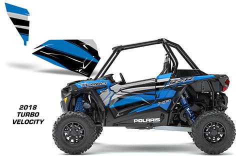 AMR Racing Lower Half Door Graphics Kit for Polaris RZR2 1000,900s ...