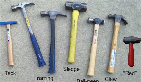 16 TIPS FOR CHOOSING A HAMMER: HAMMER TYPES, PURPOSE - platotheme.com