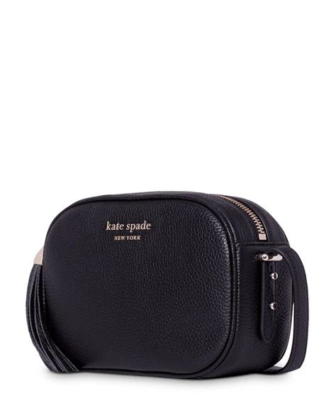 Kate Spade Annabell Medium Leather Camera Crossbody Bag in Black - Lyst