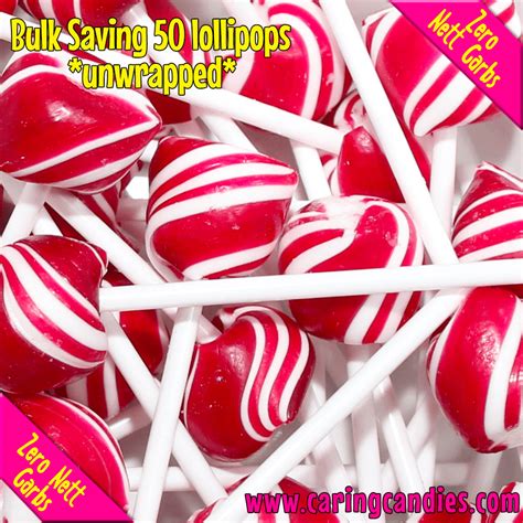 50 Diabetic Keto Raspberry Lollipops: Sugar free & ADHD friendly — Caring Candies