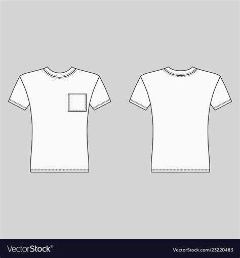 Pocket T-Shirt Template