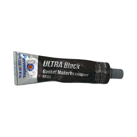 Permatex Ultra Black Maximum Oil Resistance RTV Silicone Gasket Maker 3.35 oz (#82180) NO CARD ...