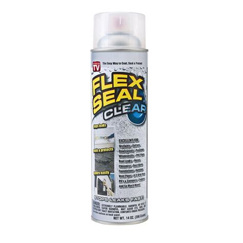 Reviews for FLEX SEAL FAMILY OF PRODUCTS Flex Seal Clear 14 oz. Aerosol Liquid Rubber Sealant ...