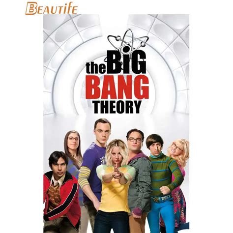 Custom The Big Bang Theory Poster Cloth Silk Poster Home Decoration Wall Art Fabric Poster Print ...