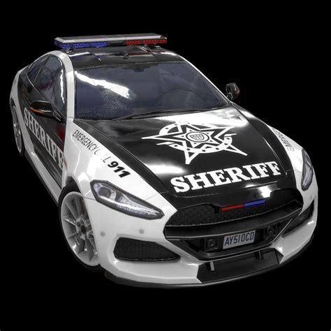 Sport Coupe Sheriff 2019 3D Model - TurboSquid 1584508